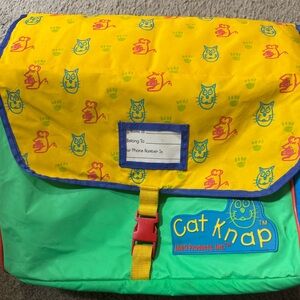 😻Cat Knap Multi-Color Cat Supplies carrier diaper bag style - NWOT